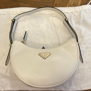 Prada Arqué small leather shoulder bag